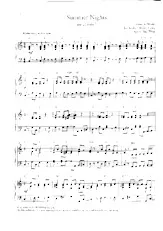 télécharger la partition d'accordéon Summer nights (Du Film : Grease) (Arrangement : Susi Weiss) (Swing Madison) au format PDF