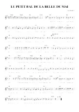 download the accordion score Le petit bal de la belle de Mai (De l'Opérette : Les gauchos de Marseille) (Chant : Henri Alibert et Mireille Bard) (Relevé) in PDF format