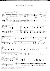télécharger la partition d'accordéon Sentimental journey (Arrangement : Susi Weiss) (Slow Blues) au format PDF