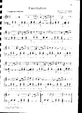 télécharger la partition d'accordéon Fascination (Arrangement pour accordéon de J Hartl) (Chant : Jane Dyt / Germaine Sablon / Mathé Altéry / Léo Marjane / Mado Robin) (Valse Tzigane) au format PDF