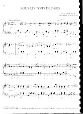 download the accordion score Sous les toits de Paris (Chant : Berthe Sylva / Albert Préjean / Juliette Gréco / Jacques Hélian / Line Renaud) (Valse) in PDF format
