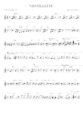 descargar la partitura para acordeón Gentillette (Valse) en formato PDF