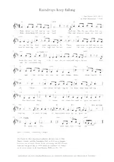 download the accordion score Raindrops keep fallin' on my head (Slow Fox-Trot) in PDF format