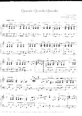 télécharger la partition d'accordéon Quando quando quando (Arrangement : Susi Weiss) (Chant : Engelbert Humperdinck) (Samba) au format PDF