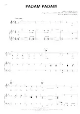 télécharger la partition d'accordéon Padam Padam (Chant : Edith Piaf) (Valse) (Piano) au format PDF
