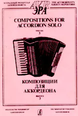 télécharger la partition d'accordéon Compositions For Accordion Solo (The Accordionists Variety Repertoire) (Volume 3) (8 Titres) au format PDF