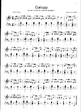 download the accordion score Galopp (de l'Ouverture Cavalerie Légère) (Marche pour accordéon) in PDF format