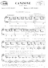 descargar la partitura para acordeón Canzone (Slow Rock) en formato PDF
