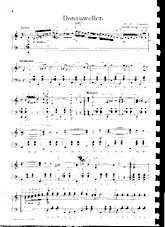 scarica la spartito per fisarmonica Donauwellen (Les flots du Danube) (Arrangement pour accordéon de J Hartl) (Valse) in formato PDF