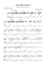 télécharger la partition d'accordéon Accordéon Bohémien (Arrangement : Vladimir Ushakov) (Valse) au format PDF