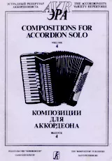 descargar la partitura para acordeón Compositions For Accordion Solo (The Accordionists Variety Repertoire) (Volume 4) (7 Titres) en formato PDF