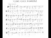 télécharger la partition d'accordéon Ciao Ciao Bambina (Chant : Rocco Granata) (Rumba) au format PDF