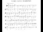 scarica la spartito per fisarmonica Ciao Ciao Bambina (Chant : Rocco Granata) (Rumba) in formato PDF