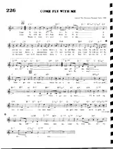 télécharger la partition d'accordéon Come fly with me (Swing Madison) au format PDF
