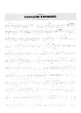 télécharger la partition d'accordéon Corazon espinado (Santana) (Chacha) au format PDF