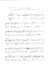scarica la spartito per fisarmonica Ciaccona (Version pour Accordéon sur le thème Populaire Portugais : La Folia) in formato PDF