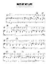 scarica la spartito per fisarmonica Days of my life (Valse) in formato PDF