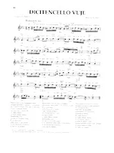 scarica la spartito per fisarmonica Dicitencello vuye (Chant : Vittorio Parisi) (Slow) in formato PDF