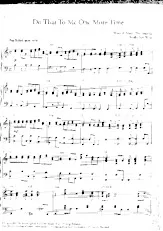 télécharger la partition d'accordéon (Do that to me) One more time (Arrangement : Susi Weiss) (Chant : Britney Spears) (Slow) au format PDF