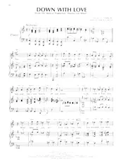 télécharger la partition d'accordéon Down with love (Du Film : Hooray for what) (Chant : The King's Singers) (Swing Madison) au format PDF