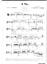 descargar la partitura para acordeón E tu (Slow) en formato PDF