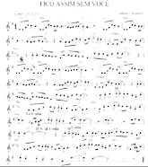 download the accordion score Fico assim sem voce (Bossa) in PDF format