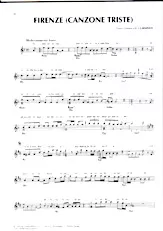 télécharger la partition d'accordéon Firenze (Canzone trista) (Slow) au format PDF