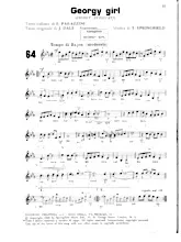 scarica la spartito per fisarmonica Georgy girl (Baïon) in formato PDF