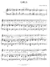 télécharger la partition d'accordéon Girls (Chant : Gene Kelly) (Marche) au format PDF