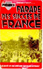 scarica la spartito per fisarmonica Parade des succès de France in formato PDF