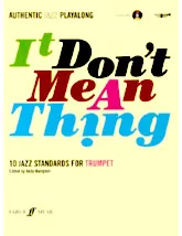 download the accordion score I don't mean thing (10 Jazz standards for trumpet) in PDF format