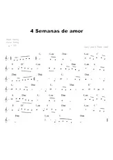 télécharger la partition d'accordéon 4 semanas de amor (Slow Rumba) au format PDF