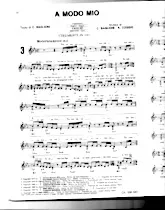 download the accordion score A modo mio (Slow) in PDF format