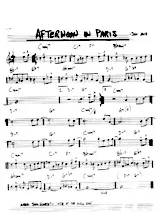 télécharger la partition d'accordéon Afternoon in Paris (Jazz Swing) au format PDF