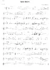 descargar la partitura para acordeón Sax Boy (Boléro) en formato PDF