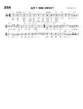 descargar la partitura para acordeón Ain't she sweet (Jazz Swing) en formato PDF
