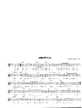 scarica la spartito per fisarmonica Amapola (Boléro) in formato PDF