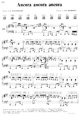télécharger la partition d'accordéon Ancora ancora ancora (Chant : Mina) (Slow) au format PDF