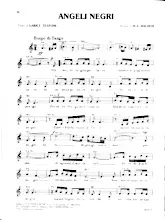 télécharger la partition d'accordéon Angeli negri (Angelitos negros) (Chant : Fausto Leali) (Tango) au format PDF