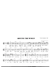 télécharger la partition d'accordéon Around the world (Valse Boston) au format PDF
