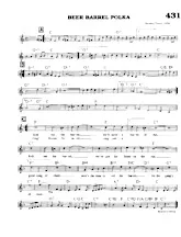 download the accordion score Beer Barrel polka in PDF format