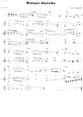 scarica la spartito per fisarmonica Marque blanche (Slow Fox) in formato PDF
