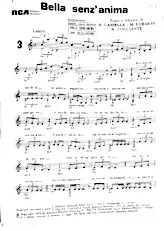 télécharger la partition d'accordéon Bella senz'anima (Chant : Richard Cocciante) (Slow) au format PDF