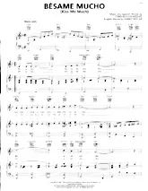 descargar la partitura para acordeón Besame mucho (Kiss me much) (Rumba) en formato PDF