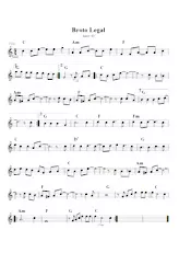 télécharger la partition d'accordéon Broto Legal (I'm in love) (Chant : Cello Campelo & Sergio Murilot) (Twist) au format PDF