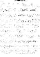 download the accordion score Le tango bleu (relevé) in PDF format