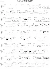 descargar la partitura para acordeón Le tango bleu (relevé) en formato PDF