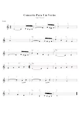 scarica la spartito per fisarmonica Concerto para um verão (Ballade) in formato PDF