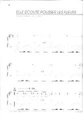 download the accordion score Elle écoute pousser les fleurs in PDF format