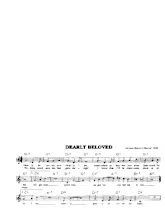 télécharger la partition d'accordéon Dearly beloved (Jazz Swing) au format PDF